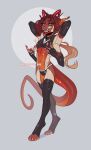  2023 4_arms 5_fingers anthro breasts clothed clothing digital_media_(artwork) dragon female fingers hi_res horn mirron_hg multi_arm multi_limb navel non-mammal_breasts open_mouth smile solo teeth tongue wingless_dragon 