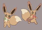  bag brown_body brown_fur eevee egg female feral fur generation_1_pokemon hi_res holding_egg holding_object labbit1337 nintendo pokemon pokemon_(species) pokemon_egg pokemon_mystery_dungeon pudi_(labbit1337) semi-anthro solo 