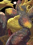  absurd_res anthro big_breasts breasts chubby_female cyan_asdf dragon female genitals hi_res kulve_taroth nipples pussy simple_background solo 