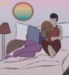  affectionate android anthro bed canid canine computer duo dustin_feyder fan_made female fox fox_spirit furniture gift hi_res home human lamp laptop mac_vixon machine male male/female mammal mirror red_twilight robot tail_vixon 