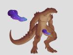  absurd_res alorix anthro erection genitals hi_res humanoid_genitalia humanoid_penis knot lizardfolk male nude penis reptile scales scalie solo tail 