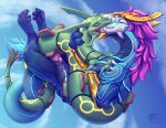  2023 aurelion_sol_(lol) blue_body claws cum_in_slit digital_media_(artwork) duo erection eyes_closed feral feral_on_feral feral_penetrated feral_penetrating feral_penetrating_feral generation_3_pokemon genitals green_body kissing league_of_legends legendary_pokemon male male/male male_penetrated male_penetrating male_penetrating_male nintendo penetration penis penis_in_slit penis_tip pokemon pokemon_(species) rayquaza riot_games sex slit_penetration thesecretcave toe_claws 