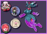  ancient_pokemon anthro blue_body blush book breasts brown_hair clothed clothing colored female floating flutter_mane gaminglover gender_transformation generation_9_pokemon green_eyes hair hi_res human hypnosis male mammal medium_breasts mind_control mtf_transformation nintendo paradox_pokemon pink_body pokemon pokemon_(species) purple_hands purple_legs red_eyes scream_tail segmented_arms simple_background smile species_transformation surprised_expression transformation yellow_eyes 
