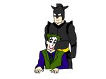  bad_id bad_pixiv_id batman batman_(series) crayon_shin-chan crossover multiple_boys parody the_dark_knight 