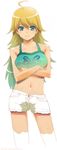  blonde_hair camisole dubiouscharms green_eyes omorashi peeing photoshop short_shorts shorts unbuttoned wetting 