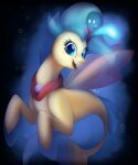  2017 blue_eyes digital_media_(artwork) digital_painting_(artwork) eyelashes female feral fin fish fj-c friendship_is_magic full-length_portrait glowing hasbro looking_at_viewer marine my_little_pony my_little_pony:_the_movie_(2017) open_mouth open_smile portrait princess_skystar_(mlp) seahorse smile solo syngnathid syngnathiform tail tail_fin underwater water yellow_body yellow_skin 