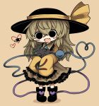  :3 animal animal_ears animal_hands black_cat black_eyes black_footwear black_fur black_hair black_headwear blush blush_stickers boots buttons cat cat_ears cat_paws cat_tail diamond_(shape) diamond_button ear_ribbon fang fang_out frilled_shirt frilled_skirt frilled_sleeves frills green_hair green_ribbon green_skirt hat hat_ribbon heart highres holding holding_animal holding_cat kaenbyou_rin kaenbyou_rin_(cat) komeiji_koishi long_hair long_sleeves looking_at_another multiple_tails red_fur ribbon shaded_face shirt simple_background skin_fang skirt sleeves_past_fingers sleeves_past_wrists tail third_eye touhou two_tails whiskers yellow_ribbon yellow_shirt zunusama 
