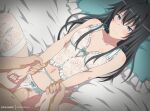  bed black_hair blue_eyes blush breasts clothed_sex clothing_aside commission cum cum_in_pussy eufoniuz highres large_penis long_hair looking_at_viewer missionary panties panties_aside penis pixiv_commission pubic_hair sex small_breasts underwear yahari_ore_no_seishun_lovecome_wa_machigatteiru. yukinoshita_yukino 