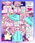  &lt;3 anthro big_breasts big_penis blue_body bodily_fluids breasts collar cum duo english_text fecto_elfilis fellatio female genital_fluids genitals hi_res huge_penis kirby_(series) kirby_and_the_forgotten_land lewdchuu_(artist) male male/female nintendo nude oral penile penis pink_body pyon_(lewdchuu) sex text vein veiny_penis 
