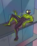  absurd_res amphibian frog heckfrog hi_res latex male superhero zentai 