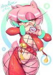  amy_rose anthro big_breasts breasts clothed clothing eulipotyphlan female gofa hedgehog hi_res looking_at_viewer mammal sega skimpy solo sonic_the_hedgehog_(series) 