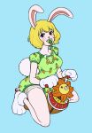  absurd_res animal_humanoid anthro blonde_hair blush booties brown_eyes carrot_(one_piece) carrot_pattern_clothing clothing diaper diaper_under_clothing feces female floofnfluff fur hair handwear hi_res humanoid infantilism kneeling lagomorph lagomorph_humanoid looking_at_viewer mammal mammal_humanoid messy_diaper minkmen_(one_piece) mittens one_piece onesie pacifier pacifier_clip potty potty_chair potty_training puffed_tail simple_background sitting sitting_on_toilet soiled_diaper soiling solo white_body white_fur 