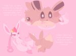  2022 aphrodisiac blush bodily_fluids brown_body coercion cunnilingus dialogue digital_media_(artwork) duo eevee english_text fakemon fakeveelution fan_character feet female female/female female_symbol feral flat_colors french_kissing fur gender_symbol generation_1_pokemon genitals hair hi_res kissing labbit1337 lesbeon level_difference mammal markings misandry multi_nipple multicolored_body multicolored_fur multicolored_hair nintendo nipples open_mouth oral orientation_play pheromones philogyny pink_background pink_theme pokemon pokemon_(species) presenting presenting_pussy pussy questionable_consent rainbow_hair saliva sex sexuality_change simple_background smile spread_legs spreading straight_to_gay symbol tail tail_markings text tongue tongue_out vaginal 