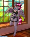  absurd_res anthro caliluminos clothing equid equine female harness hi_res horse invalid_tag lingerie mammal pegasus pony solo wings 
