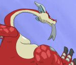  belly big_belly claws dragon hi_res horn long_neck male moobs nintendo overweight scalie solo speence_(artist) the_legend_of_zelda valoo wind_waker 