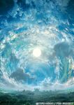  cloud concept_art fate/grand_order fate_(series) jungle nature no_humans rounin_(amuza) scenery sky sun temple 