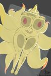  anthro areola big_breasts breasts female generation_1_pokemon genitals gloryworm hi_res lying ninetales nintendo nipples pokemon pokemon_(species) pokemorph pussy solo tail yellow_body 
