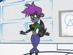  anthro crossgender draw_over female frillyanubis_(artist) gender_transformation johnny_test_(series) male max_(frillyanubis) maxfloof_(artist) maxfloofad_(artist) skater solo toony transformation 