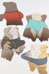  anthro briefs clothing erection group hi_res inno_sent lifewonders male muscular muscular_legs muscular_male navel ogami_aratsuka seth_(tas) side_view tadatomo tenting tokyo_afterschool_summoners underwear vtuber 