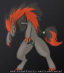  furry nintendo no_humans penis pokemon solo zoroark 