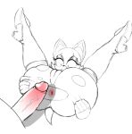  anthro anus bat big_butt boots butt butt_grab clothing duo eyelashes female footwear genitals hand_on_butt imminent_sex knee_boots knee_highs legwear lying male male/female mammal on_back penis pussy rouge_the_bat sega simoncross simple_background sonic_the_hedgehog_(series) spread_legs spreading thick_thighs torn_clothing white_background wide_eyed wide_hips 