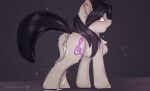  after_sex alternate_version_at_source anus blush bodily_fluids cum dripping equid equine female friendship_is_magic genital_fluids genitals hasbro hi_res horse mammal my_little_pony nude octavia_(mlp) open_mouth puffy_anus pussy simple_background snowstormbat solo 