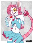  female furry furry_artist mammal mouse murid murine rodent solo zombikiss 