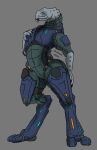  alien big_butt bodysuit butt camel_toe charbold clothing digital_media_(artwork) fan_character halo_(series) internal_genitals male microsoft sangheili simple_background skinsuit solo solo_focus thick_thighs tight_clothing xbox_game_studios 