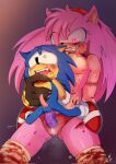  amy_rose anal anal_penetration anthro balls blood blood_from_ass blood_in_ass bodily_fluids defloration dildo dominant dominant_female duo eulipotyphlan female female_penetrating female_rape forced genital_fluids genitals hedgehog hi_res insane larger_female majin_secretk male male/female male_penetrated mammal nude object_in_ass pegging penetration penis pussy_juice rape sega sex sex_toy sex_toy_in_ass sex_toy_insertion sex_toy_penetration size_difference smaller_male sonic_the_hedgehog sonic_the_hedgehog_(series) strapon toying_partner 