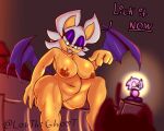  absurd_res anthro areola bat bat_wings brown_areola brown_nipples dialogue eyelashes eyeshadow female fur genitals green_eyes hi_res lavtheghost lipstick makeup mammal membrane_(anatomy) membranous_wings navel nipples nude pink_lipstick purple_eyeshadow purple_wings pussy rouge_the_bat sega slightly_chubby smile solo sonic_the_hedgehog_(series) tan_body tan_fur text thick_thighs white_body white_fur wide_hips wings 