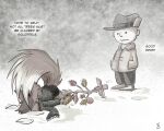  anthro arcan_(character) charlie_brown christmas christmas_tree dipstick_tail duo flinters fluffy fluffy_tail hi_res holidays human lying male mammal markings on_front peanuts_(comic) plant rodent scarf sciurid tail tail_markings tree tree_squirrel young 