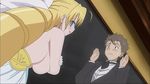  1girl animated animated_gif blonde_hair breasts hino_akiharu ladies_versus_butlers! large_breasts screencap sernia_iori_flameheart 