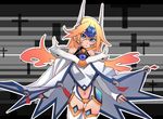  blazblue blonde_hair blue_eyes iguana_henshuu-chou long_hair mu-12 solo 