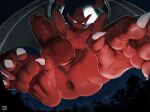  anthro anus balls big_balls big_penis butt capcom claws demon demon&#039;s_crest erection feet firebrand flying foot_focus full_moon gargoyle gargoyle&#039;s_quest genitals hi_res humanoid humanoid_genitalia humanoid_penis katabreak looking_at_viewer looking_down_at_viewer low-angle_view male membrane_(anatomy) membranous_wings midair monster moon night nude open_mouth penis red_arremer red_body solo tongue tongue_out white_eyes wings worm&#039;s-eye_view 