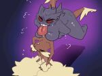  aggressive aggressive_humping animated anthro anthro_on_anthro big_butt big_ears bodily_fluids breasts brown_body brown_fur butt cowgirl_position dominant dominant_female duo eyebrows eyelashes female floppy_ears freckles freckles_on_butt freckles_on_shoulders from_front_position fur gaz_(peeposleepr) generation_1_pokemon generation_4_pokemon gengar ghost grin lagomorph levitating levitation long_ears long_tongue lop_ears lopunny lupe_(peeposleepr) male male/female mammal nintendo no_sound nude on_bottom on_top peeposleepr pokemon pokemon_(species) purple_body sex short_playtime smile spirit submissive submissive_male sweat teeth thick_thighs tongue tongue_out wide_hips 