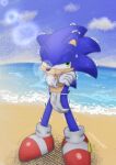  asian_clothing clothing east_asian_clothing fundoshi half-closed_eyes japanese_clothing male narrowed_eyes onechan outside sega solo sonic_the_hedgehog sonic_the_hedgehog_(series) underwear 