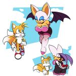  anthro armwear bat big_breasts boots breasts canid canine cleavage clothed clothing duo elbow_gloves female footwear fox gift gloves hands_behind_back handwear hi_res holidays hyoumaru legwear male male/female mammal miles_prower narrowed_eyes question_mark ribbons rouge_the_bat sega sonic_the_hedgehog_(series) thigh_boots thigh_highs tools valentine&#039;s_day wings wrench 