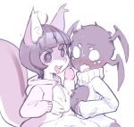  anthro blush blushing_at_viewer bodily_fluids chest_floof chest_fluffjob chest_tuft clothing cum cum_in_mouth cum_inside cum_on_chest cum_on_chest_fluff cum_on_clothing cum_on_face cum_on_tongue cumshot don&#039;t_starve double_chest_fluffjob ejaculation first_person_view genital_fluids genitals group group_sex hi_res human human_on_anthro humanoid humanoid_genitalia humanoid_penis interspecies klei_entertainment looking_at_viewer male male/male male_pov mammal naizuri open_mouth orgasm penis rodent sciurid sex smile smiling_at_viewer squirrel_lee_(oc) threesome tongue tree_squirrel trio tuft webber 