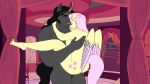  16:9 2d_animation animated anthro balcony balls bedroom bedroom_sex big_balls big_breasts big_penis blush bodily_fluids breasts buriedpoor butt cutie_mark detailed_background digital_media_(artwork) duo equid equine erection feathered_wings feathers female female_penetrated fluttershy_(mlp) friendship_is_magic genital_fluids genitals hair hasbro hi_res horn horse huge_penis humanoid_genitalia humanoid_penis king_sombra_(mlp) larger_male loop male male/female male_penetrating male_penetrating_female mammal my_little_pony nude palace pegasus penetration penis pink_hair pony sex short_playtime size_difference sky smaller_female spread_wings stairs stand_and_carry_position standing standing_sex tail unicorn vaginal vaginal_penetration widescreen wings 