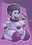  absurd_res afro anthro areola beauty_mark big_breasts bovid breasts caprine cigarette cigarette_holder clothing eyelashes eyeshadow female fur hair hand_on_hip hi_res huge_breasts illumination_entertainment kneeling legwear looking_at_viewer makeup mammal markings minty_(artist) mole_(marking) nana_noodleman navel neck_tuft nipples overweight overweight_female panties purple_areola purple_background purple_body purple_clothing purple_eyes purple_eyeshadow purple_fur purple_hair purple_legwear purple_nipples purple_panties purple_thigh_highs purple_underwear sheep simple_background sing_(movie) solo thigh_highs tuft underwear 