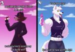  absurd_res anthro canid canine canis duo hi_res holidays male mammal mko_(srmko) srmko valentine&#039;s_day were werecanid werecanine werewolf wolf zack_(srmko) 