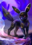  black_body canid canine dark eeveelution feral generation_2_pokemon hi_res mammal night nintendo pokemon pokemon_(species) red_eyes solo umbreon virta virtalion 