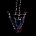  absurdres bdsm bondage bound chain chained collar cuffs d.va_(overwatch) highres metal metal_collar non-web_source overwatch restrained shackles spread_legs steel 