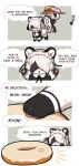  accessory blindfold bow_ribbon canid canine canis chest_tuft clothed clothing comic dessert dialogue digital_media_(artwork) domestic_dog doughnut duo english_text felid female feral food footprint fur furgonomics hair hi_res maid_headdress maid_uniform male mammal missaka nier_automata open_mouth pantherine pawpads pawprint plate ribbons smile snow_leopard speech_bubble spots tail tail_accessory tail_bow tail_ribbon text tongue tuft uniform white_body white_fur yorha_2b yorha_9s 