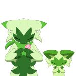  1:1 2023 2d_animation ambiguous_gender animated anthro arm_tuft begging biped claws daww digital_media_(artwork) dipstick_ears duo ear_twitch eyes_closed facial_tuft felid finger_claws floragato frame_by_frame fur generation_9_pokemon green_body green_fur green_markings handpaw larger_ambiguous loop mammal markings monotone_body monotone_fur multicolored_ears neck_tuft nintendo nude paws pokemon pokemon_(species) shaded short_playtime simple_background simple_shading size_difference smaller_ambiguous snout sprigatito tontaro tuft white_background white_claws wrist_tuft 