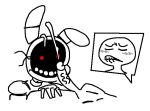  ambiguous_gender animatronic anthro bite biting_lip blush bodily_fluids crushtrap cum cum_on_face duo ejaculation exposed_endoskeleton five_nights_at_freddy&#039;s five_nights_at_freddy&#039;s_2 genital_fluids genitals human lagomorph leporid machine male mammal one_ear_up penis rabbit red_eyes robot scottgames simple_background white_background wire withered_bonnie_(fnaf) 