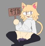 absurd_res animal_humanoid blonde_hair bottomless cat_humanoid clothed clothing dildo felid felid_humanoid feline feline_humanoid female genitals hair hi_res humanoid legwear mammal mammal_humanoid neco-arc penetration prostitution pussy sex_toy silverplatin solo tail thigh_highs tsukihime type-moon vaginal vaginal_penetration 