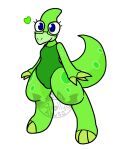  &lt;3 2021 anthro apollysabyss blue_eyes claws clothing dinosaur eyelashes eyewear glasses green_body green_clothing green_scales green_tail hadrosaurid hi_res hooves markings multicolored_body multicolored_scales ornithischian parasaurolophus reptile scale_markings scales scalie signature smile solo tail tail_markings topwear trans_(lore) trans_woman_(lore) two_tone_body two_tone_scales two_tone_tail 