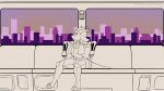  animated anthro breath city cityscape cybernetic_arm cybernetic_limb cyberpunk gynomorph hi_res intersex kobold landscape line_art proxana_(mithrilfoxsheppard) public_transportation ruanshi sitting solo thoughtful train vehicle 