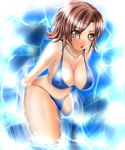  1girl bikini breasts kazama_asuka large_breasts solo swimsuit tekken water wet 